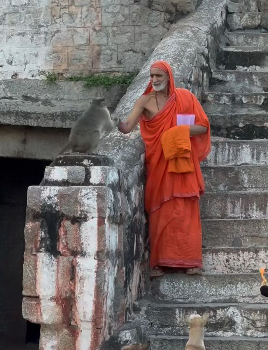 Sri Vidyaranya Swamiji (Hampi - Virupaksha Temple)